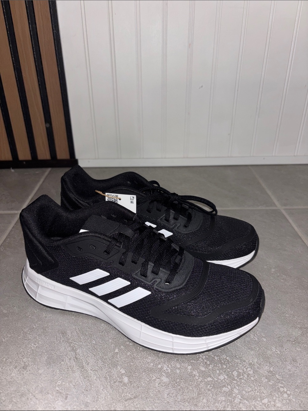 adidas Adult Duramo SL 2.0 Core Black/White/Core Black 9